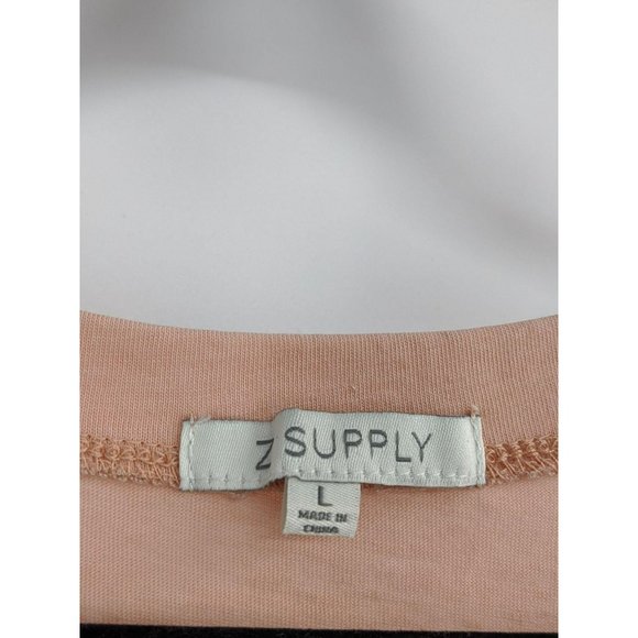 Z Supply The Skimmer Cropped Pocket Tank Top L - Picture 6 of 8